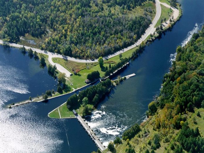 Otonabee River in Peterborough